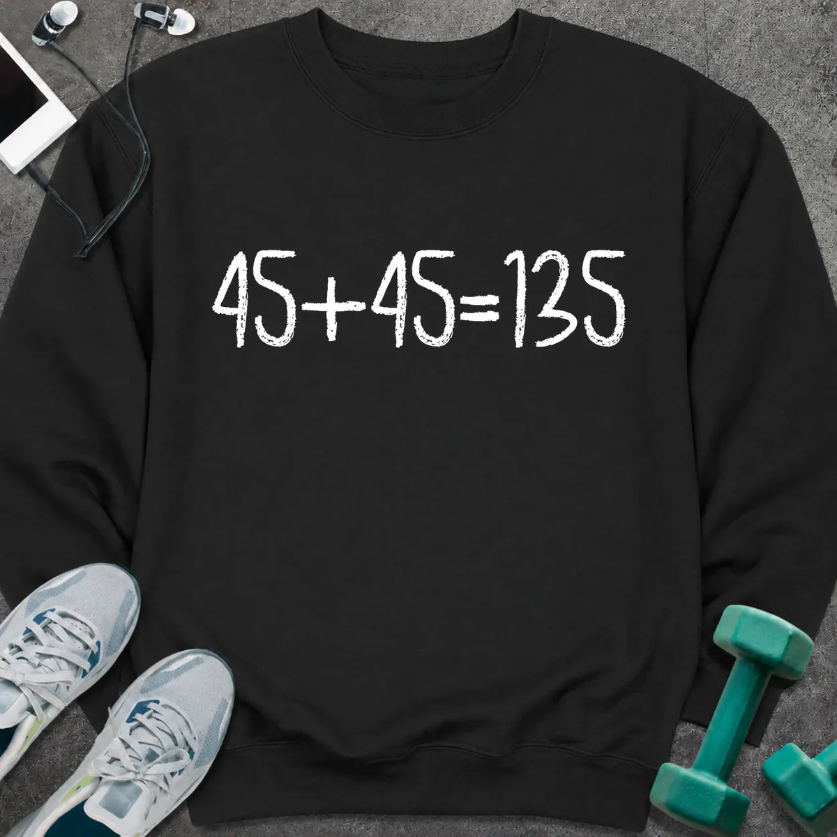 Sweatshirt S / Black Gym Math Sweatshirt