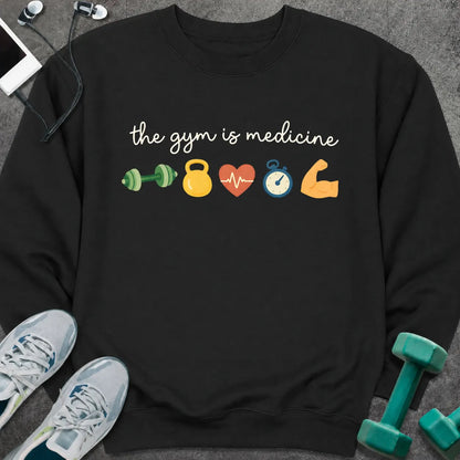 Sweatshirt S / Black Gym Medicine Sweatshirt