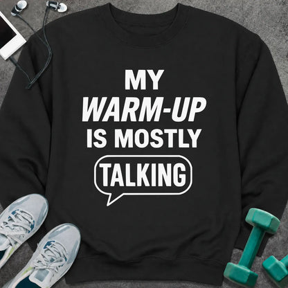 Sweatshirt S / Black Mostly Talking Sweatshirt