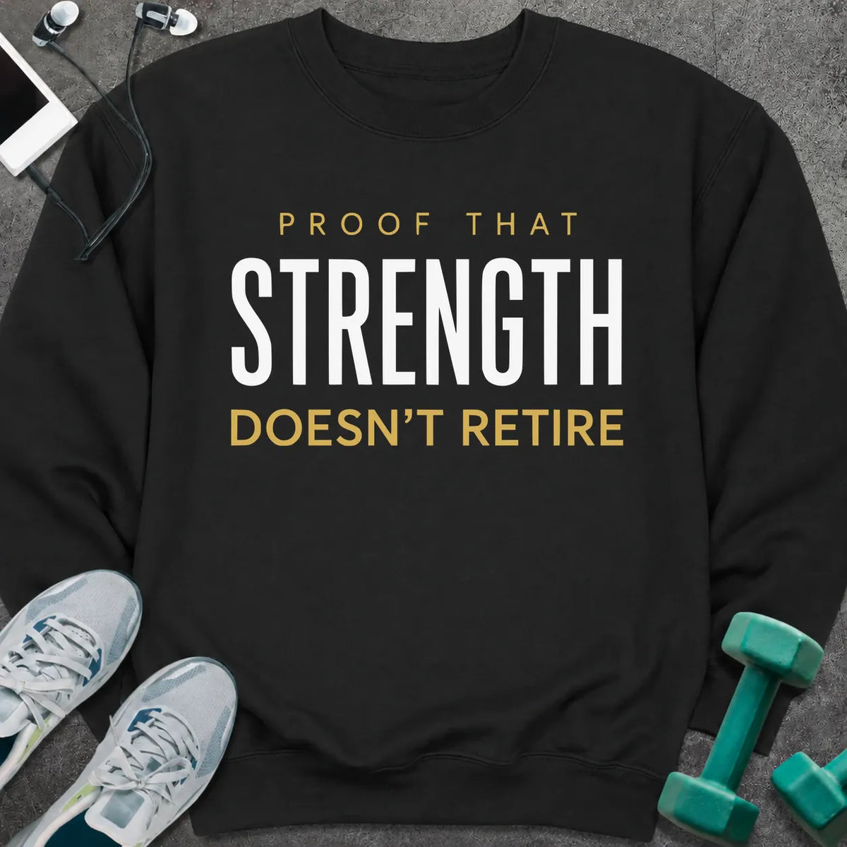 Sweatshirt S / Black Never Retires Sweatshirt