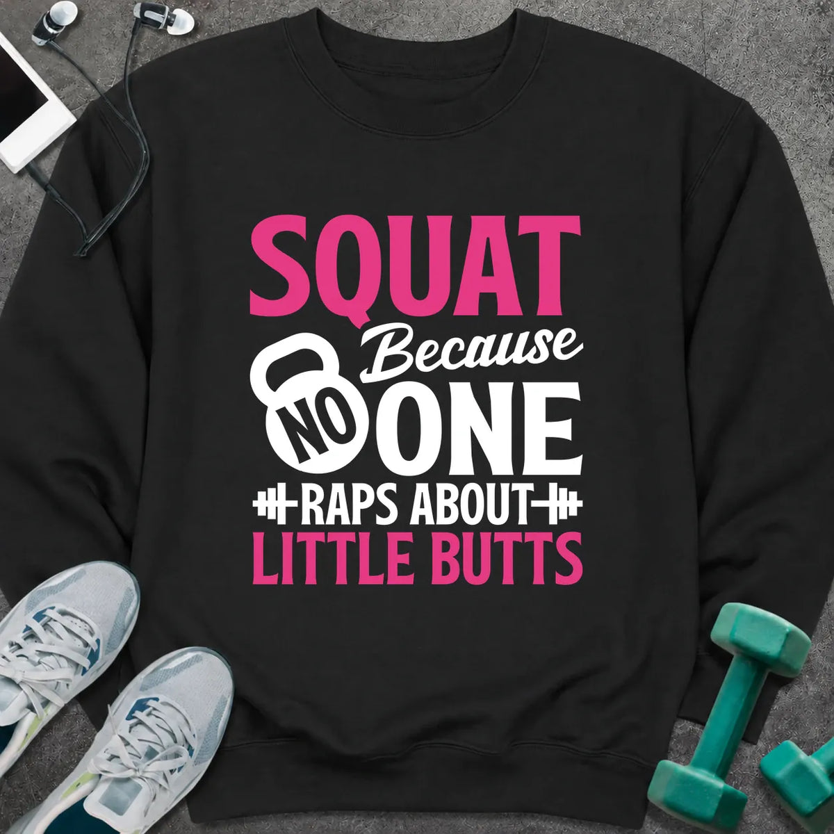 Sweatshirt S / Black Nobody Raps Sweatshirt