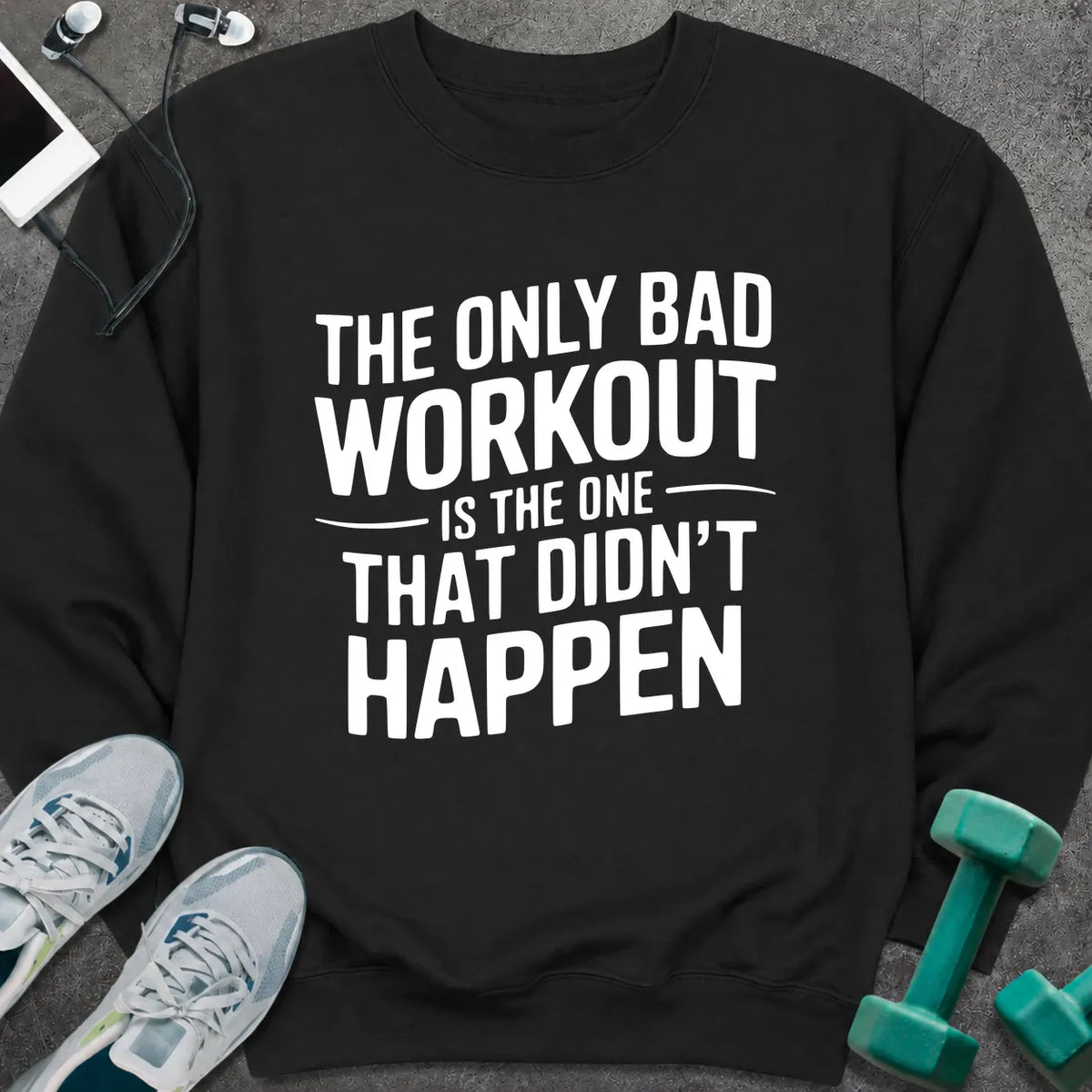 Sweatshirt S / Black Only Workout Sweatshirt