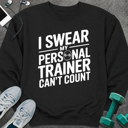 Sweatshirt S / Black Trainer Counting Sweatshirt