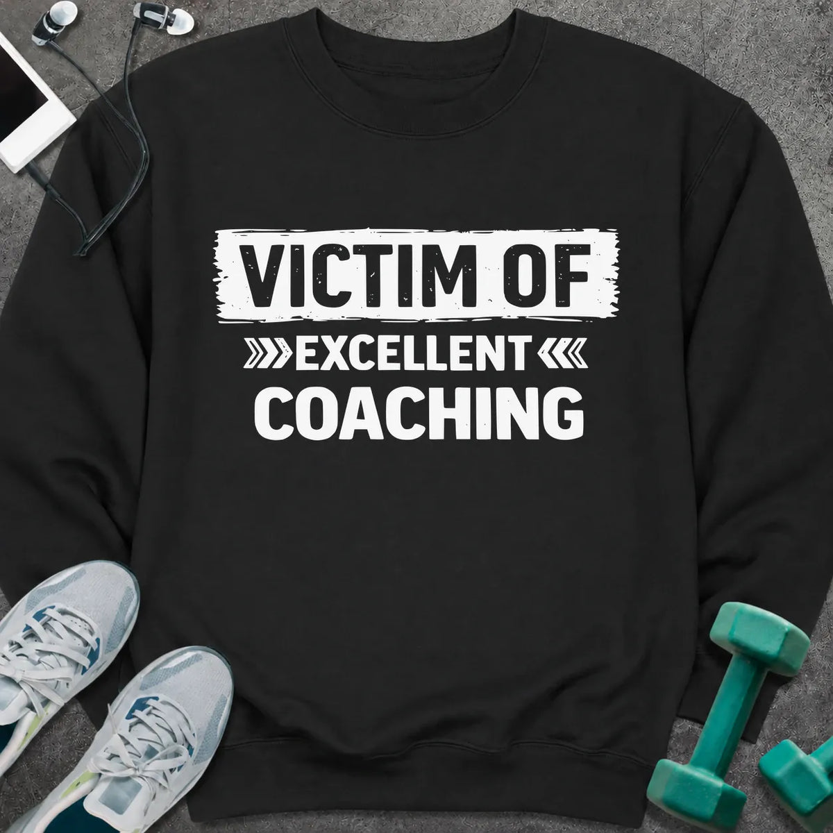 Sweatshirt S / Black Victim Of Sweatshirt