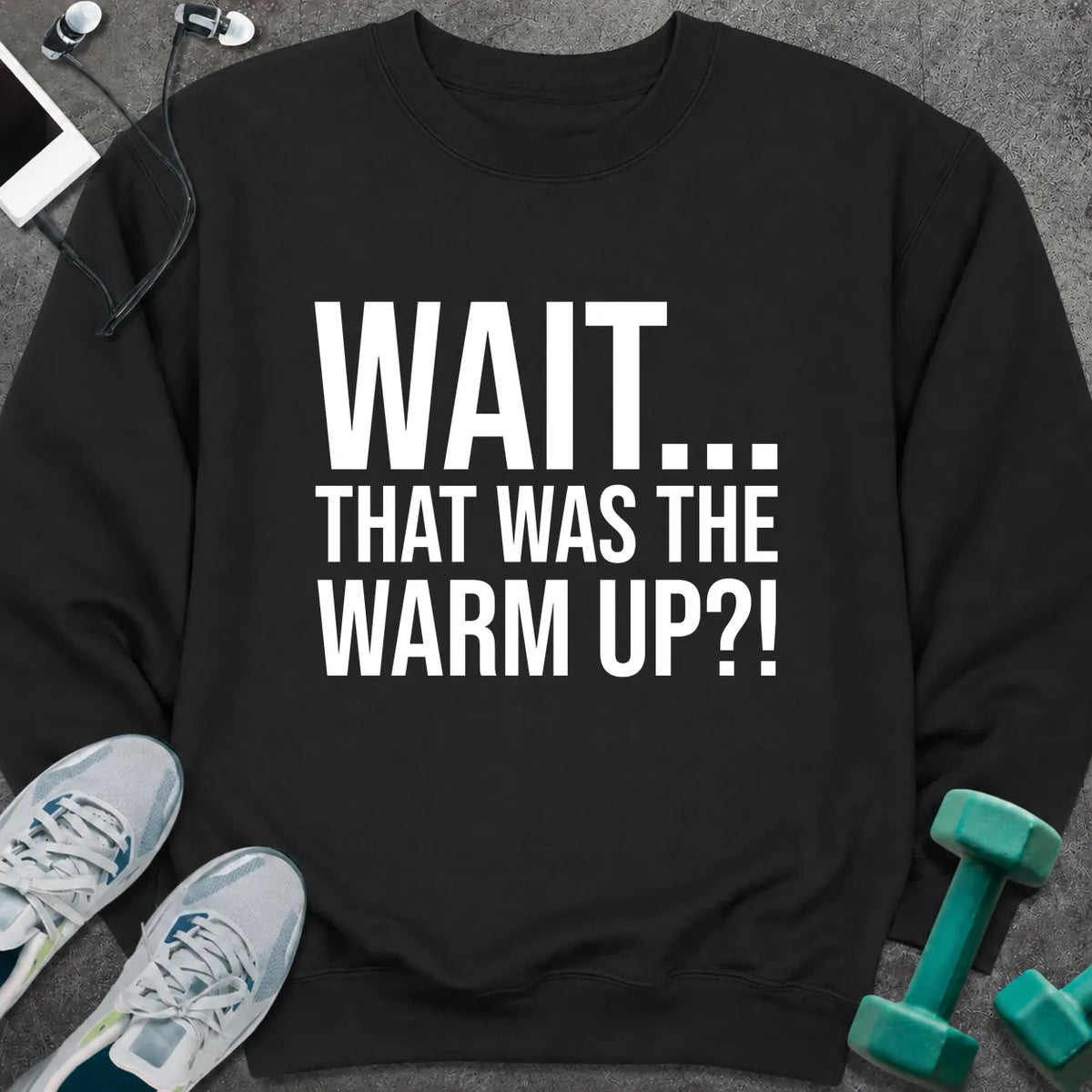Sweatshirt S / Black Warm Up Sweatshirt