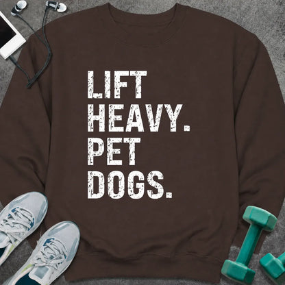 Sweatshirt S / Dark Chocolate Lift Heavy Pet Dogs Sweatshirt