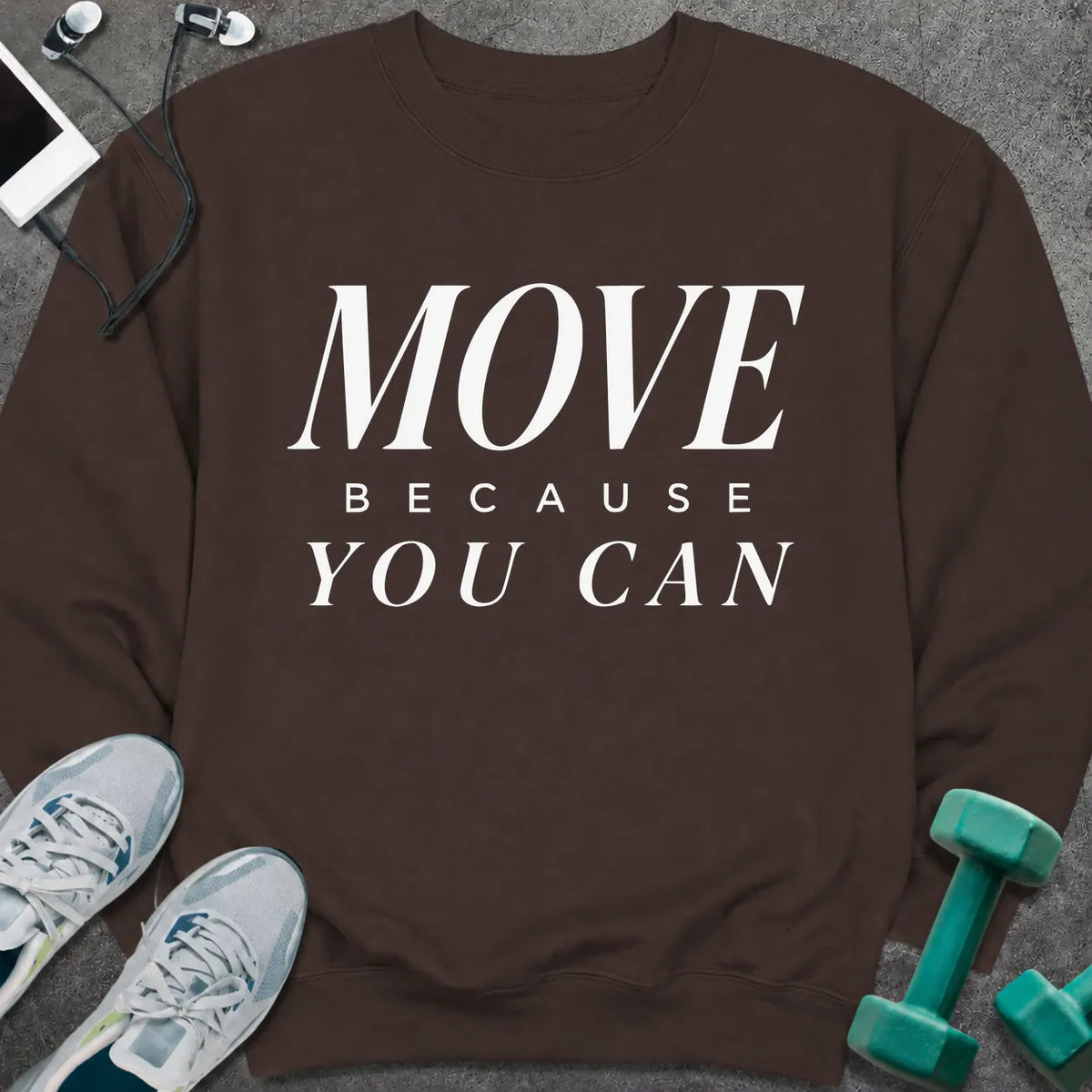Sweatshirt S / Dark Chocolate Move Freely Sweatshirt