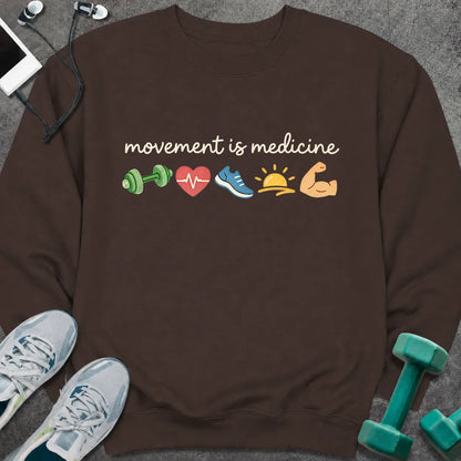 Sweatshirt S / Dark Chocolate Movement Medicine Sweatshirt