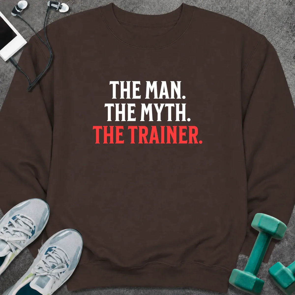 Sweatshirt S / Dark Chocolate The Trainer Sweatshirt