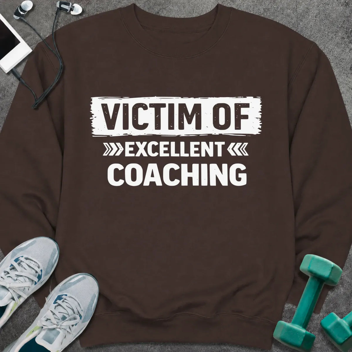 Sweatshirt S / Dark Chocolate Victim Of Sweatshirt