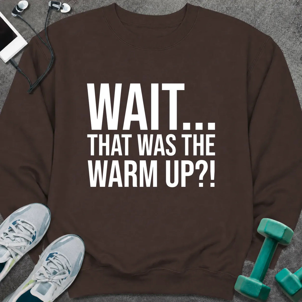 Sweatshirt S / Dark Chocolate Warm Up Sweatshirt