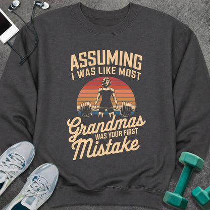 Sweatshirt S / Dark Heather Average Grandma Sweatshirt
