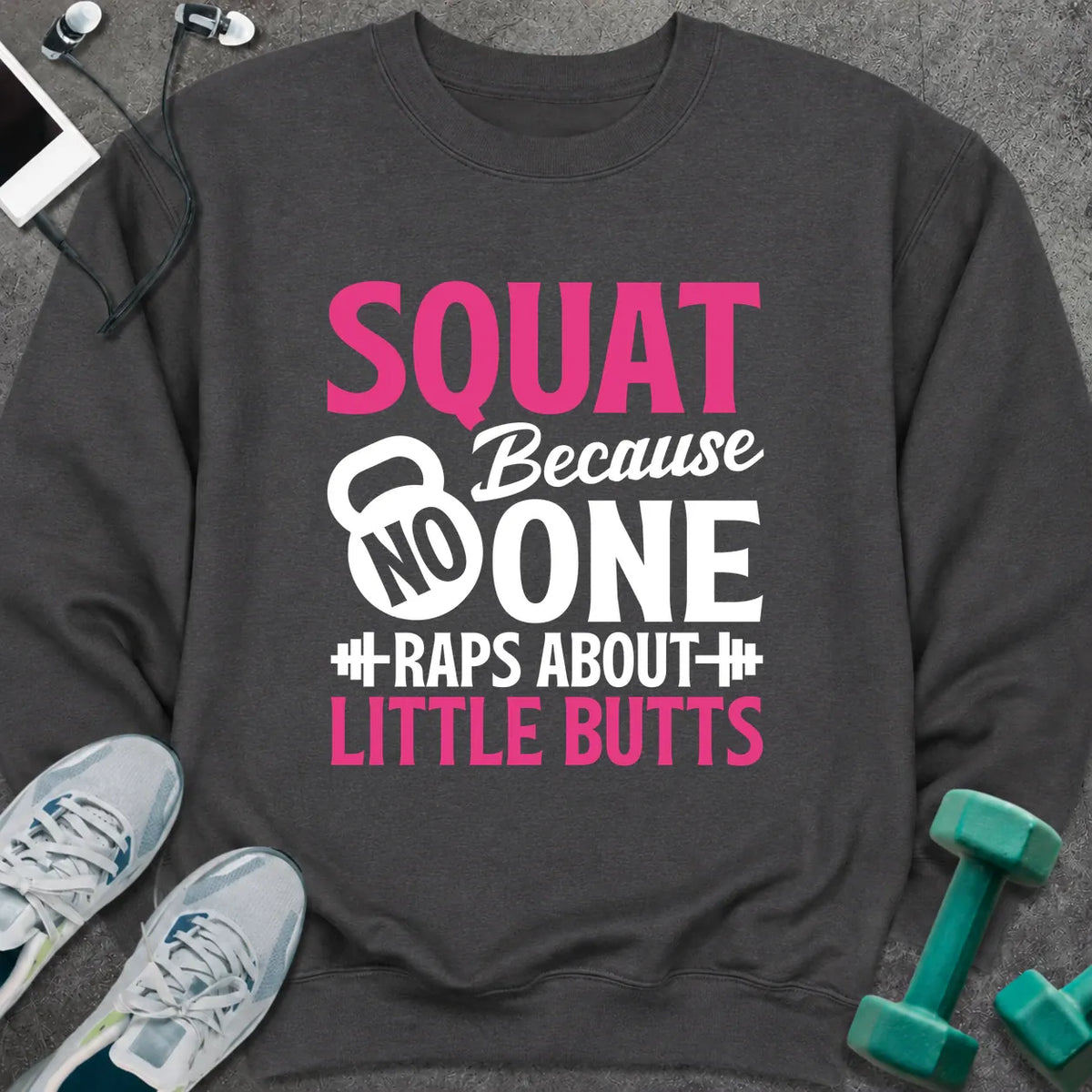 Sweatshirt S / Dark Heather Nobody Raps Sweatshirt