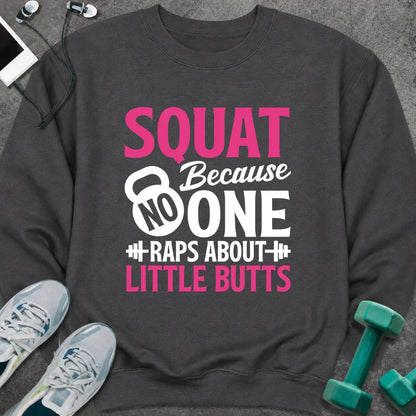 Sweatshirt S / Dark Heather Nobody Raps Sweatshirt