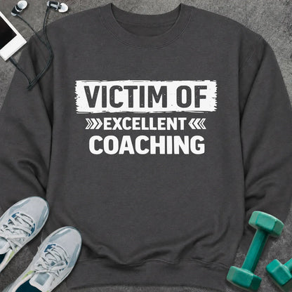 Sweatshirt S / Dark Heather Victim Of Sweatshirt