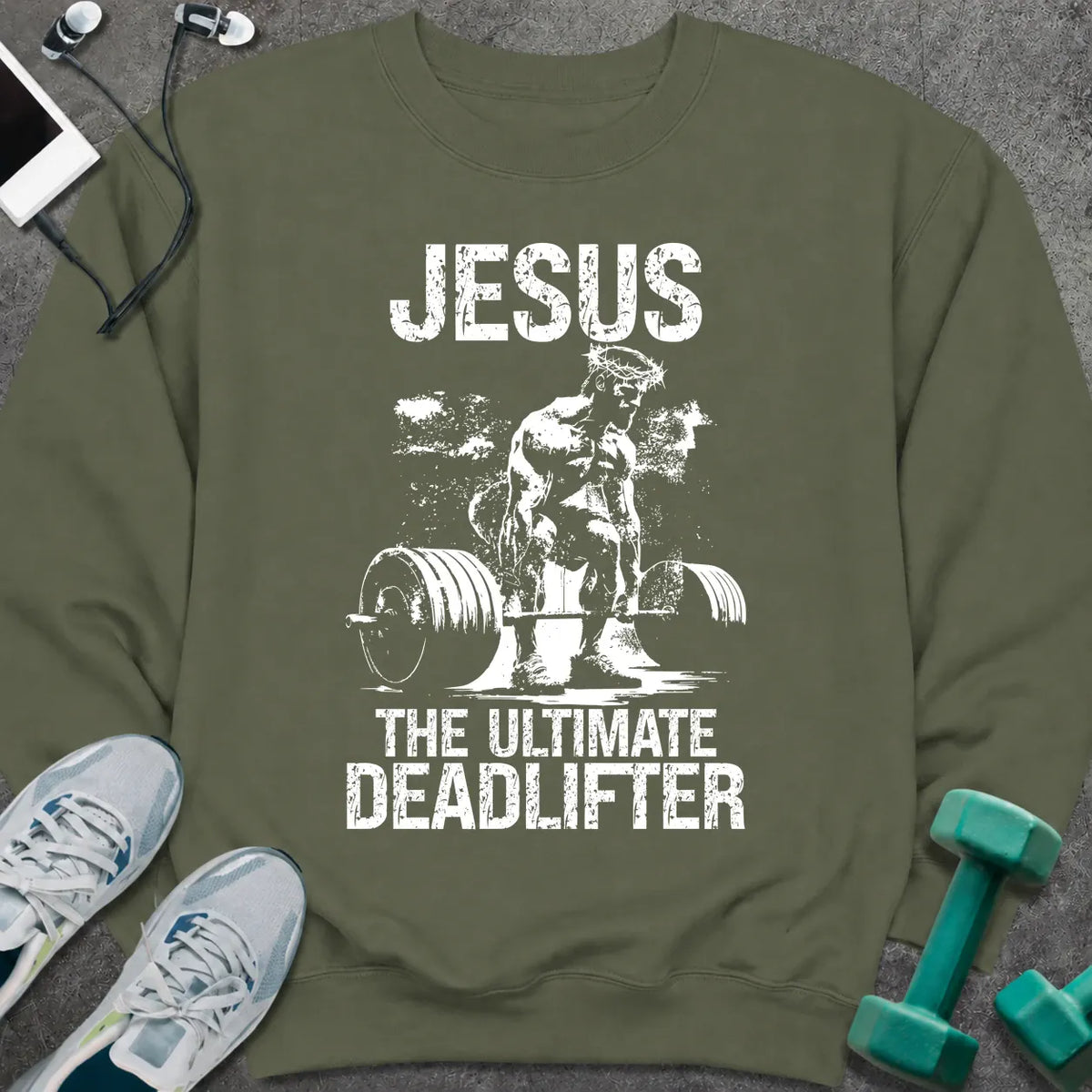 Sweatshirt S / Military Green Ultimate Deadlifter Sweatshirt