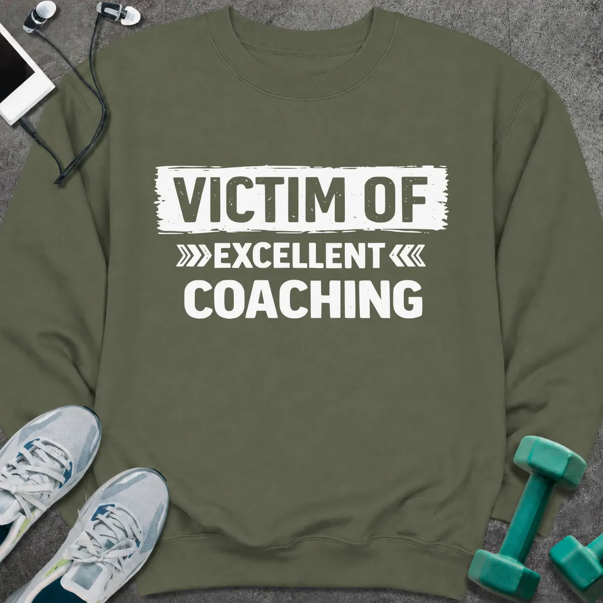 Sweatshirt S / Military Green Victim Of Sweatshirt