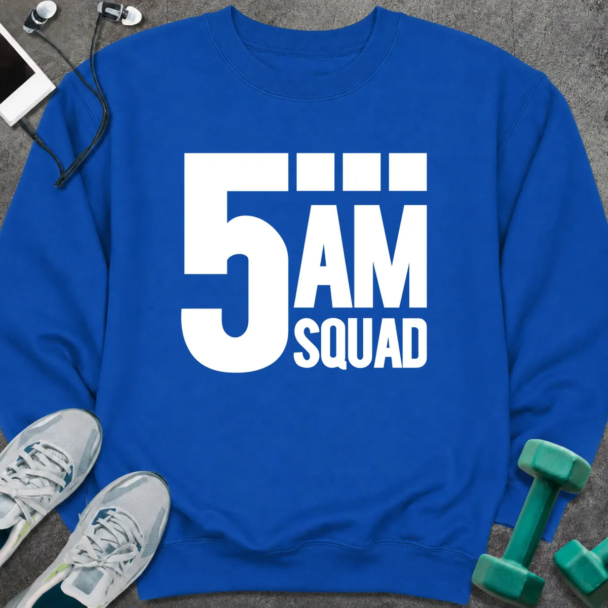 Sweatshirt S / Royal 5AM Squad Sweatshirt