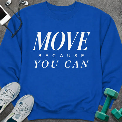 Sweatshirt S / Royal Move Freely Sweatshirt