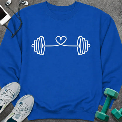 Sweatshirt S / Royal String Heart Sweatshirt