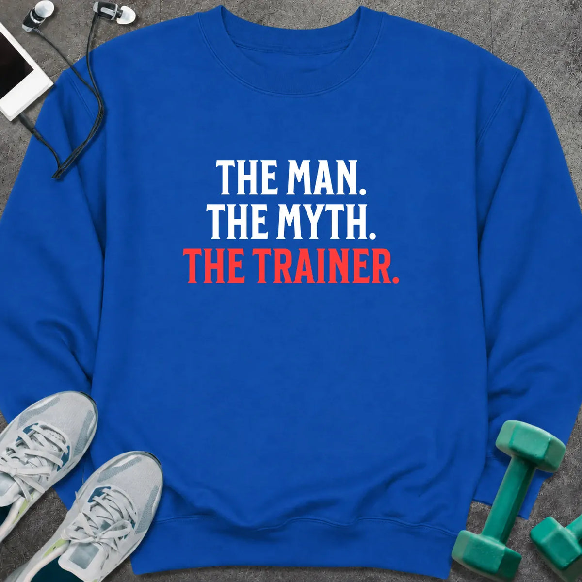 Sweatshirt S / Royal The Trainer Sweatshirt