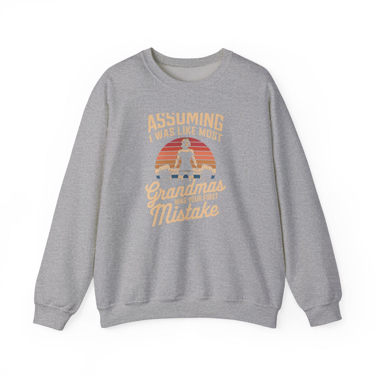 Sweatshirt S / Sport Grey Average Grandma Sweatshirt
