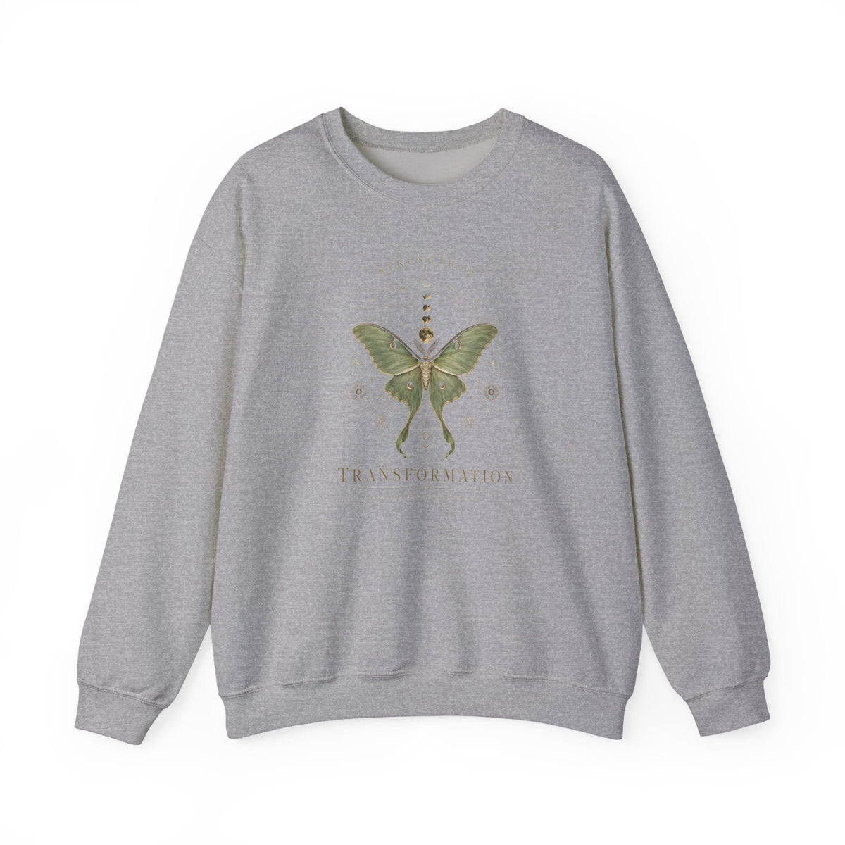 Sweatshirt S / Sport Grey Moth Transformation Sweatshirt