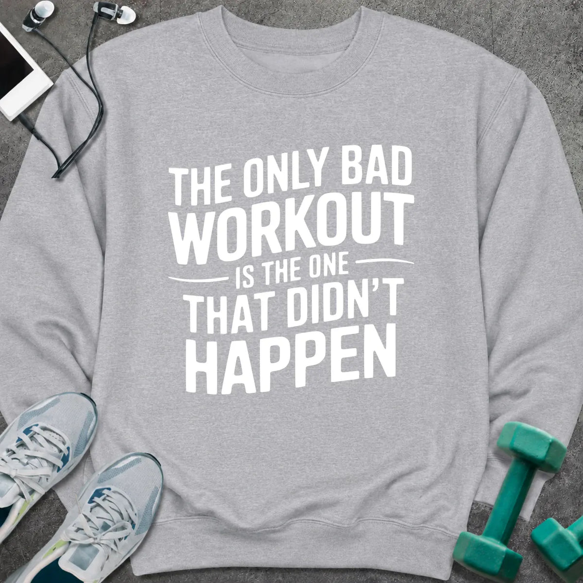 Sweatshirt S / Sport Grey Only Workout Sweatshirt