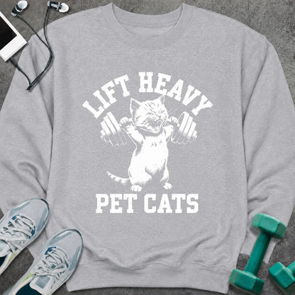 Sweatshirt S / Sport Grey Pet Cats Sweatshirt