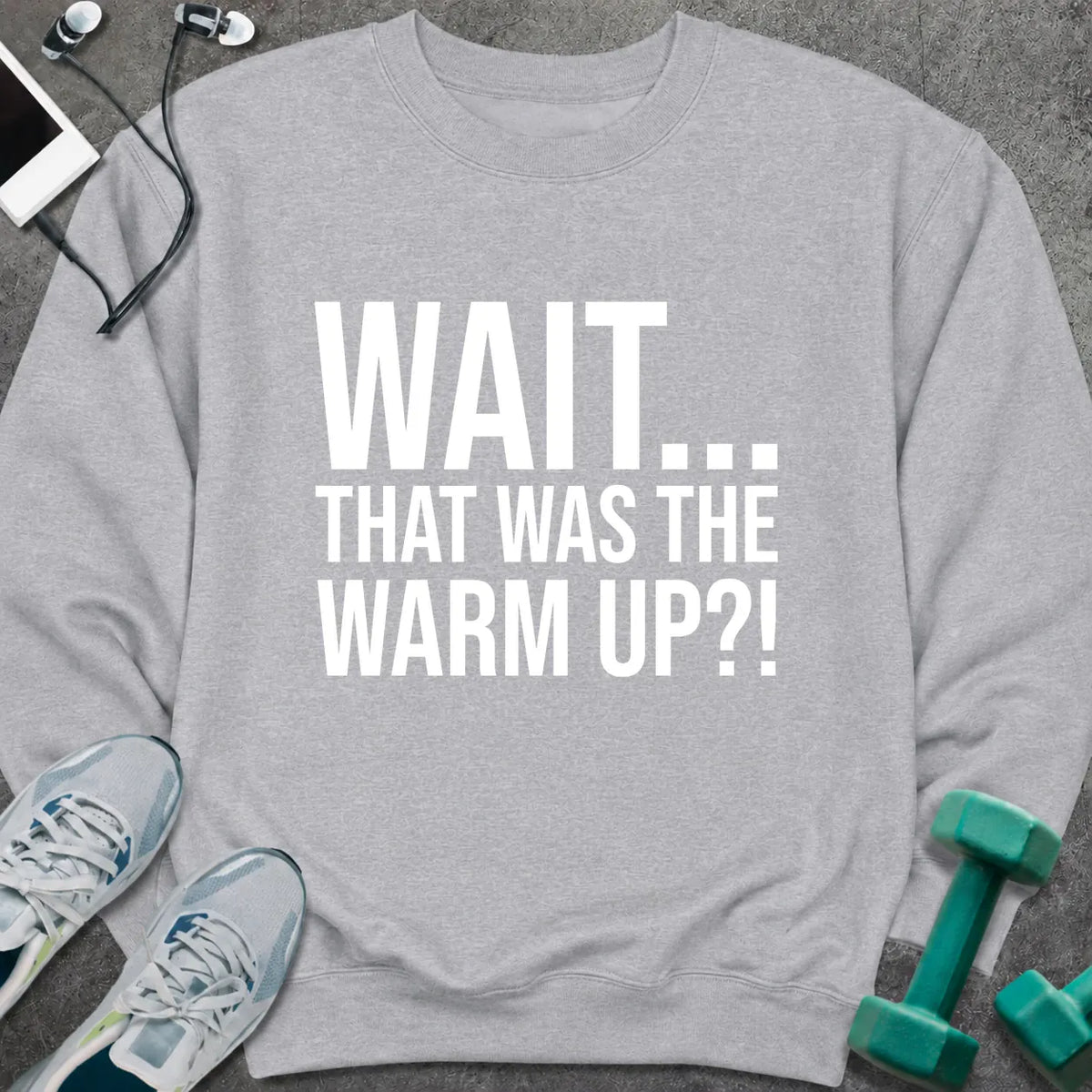 Sweatshirt S / Sport Grey Warm Up Sweatshirt