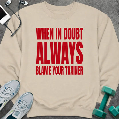 Sweatshirt Sand / S Blame Trainer Sweatshirt