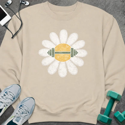 Sweatshirt Sand / S Daisy Barbell Sweatshirt