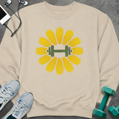 Sweatshirt Sand / S Dandelion Dumbbell Sweatshirt