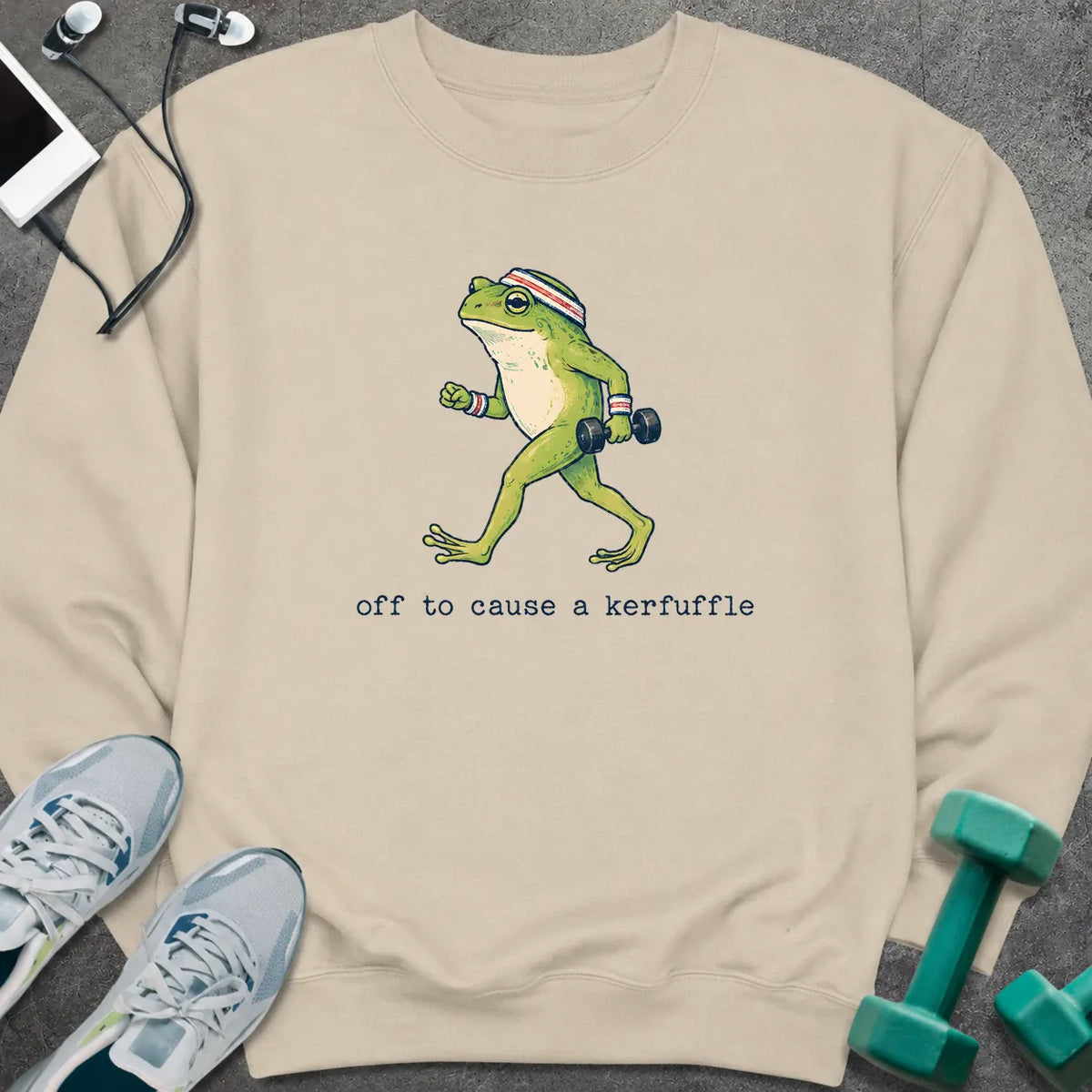 Sweatshirt Sand / S Frog Kerfuffle Sweatshirt