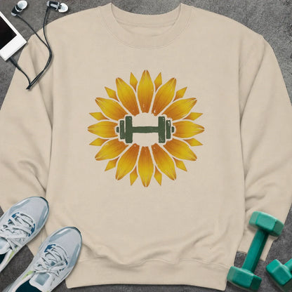 Sweatshirt Sand / S Sunflower Dumbbell Sweatshirt