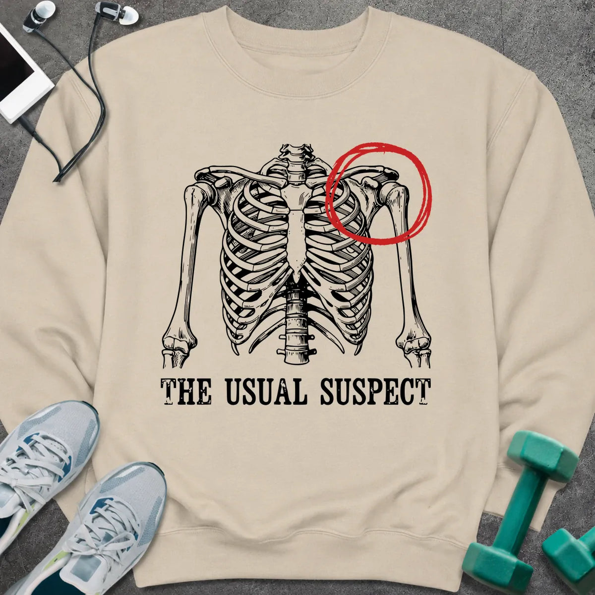 Sweatshirt Sand / S Usual Suspect Sweatshirt