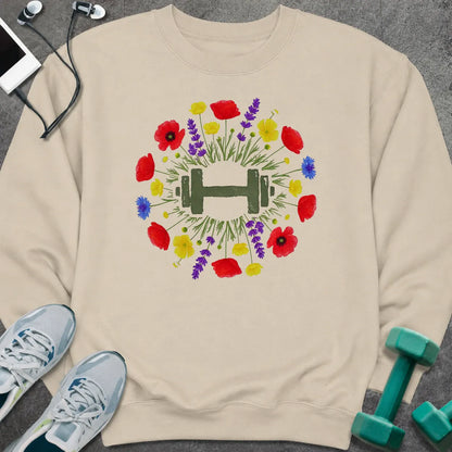 Sweatshirt Sand / S Wildflower Dumbbell Sweatshirt