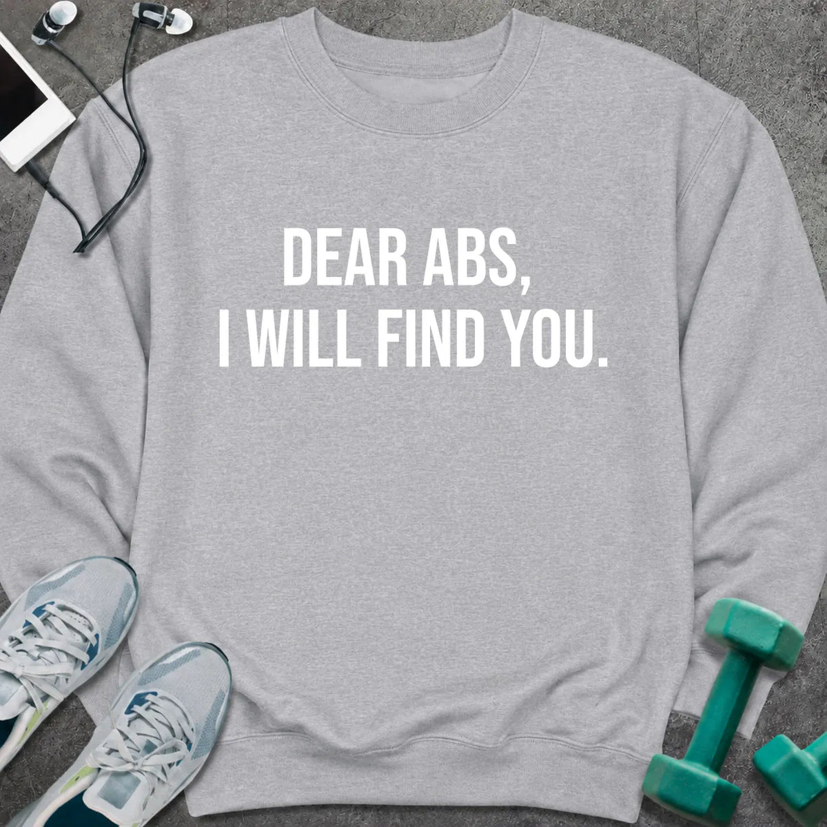 Sweatshirt Sport Grey / S Dear Abs Sweatshirt
