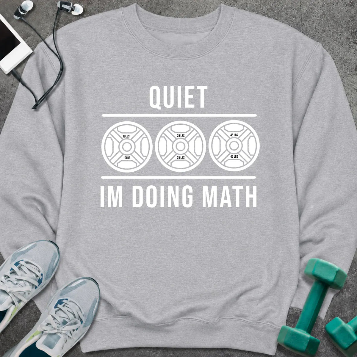 Sweatshirt Sport Grey / S Doing Math Sweatshirt
