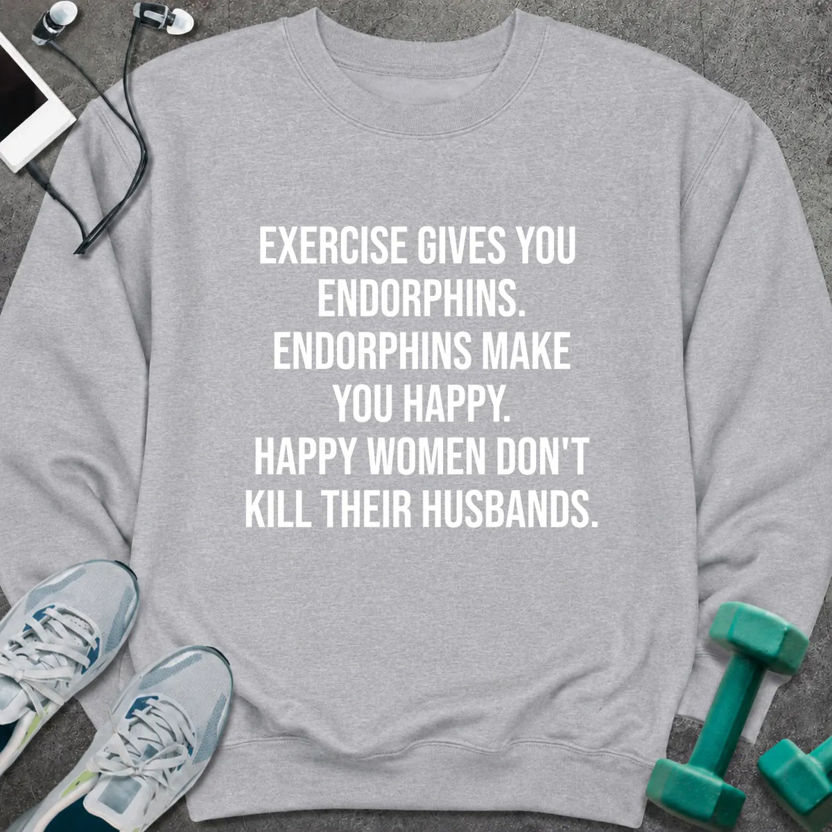 Sweatshirt Sport Grey / S Endorphins Sweatshirt