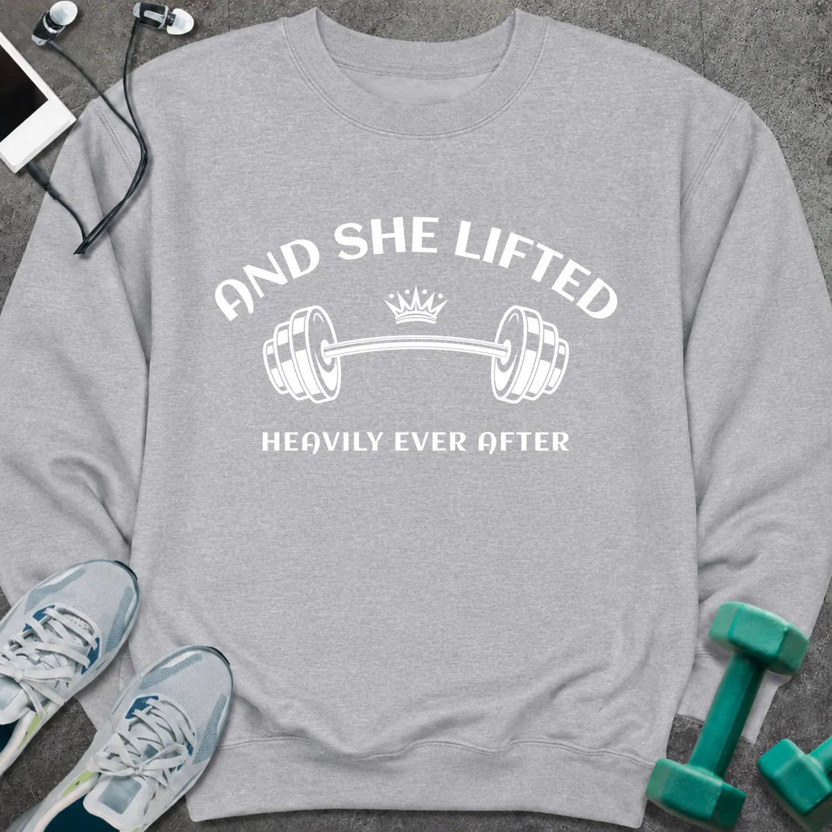 Sweatshirt Sport Grey / S She Lifted Sweatshirt
