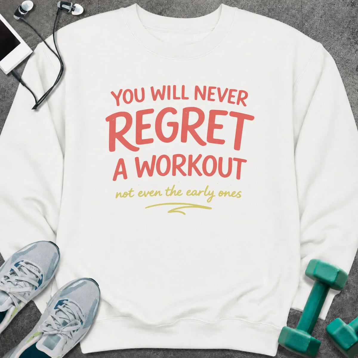 Sweatshirt White / M Never Regret Sweatshirt