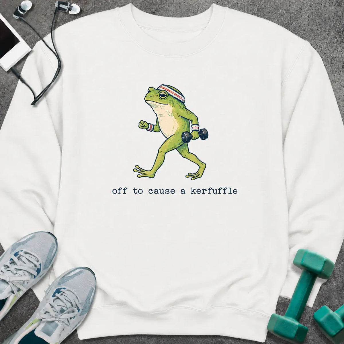 Sweatshirt White / S Frog Kerfuffle Sweatshirt