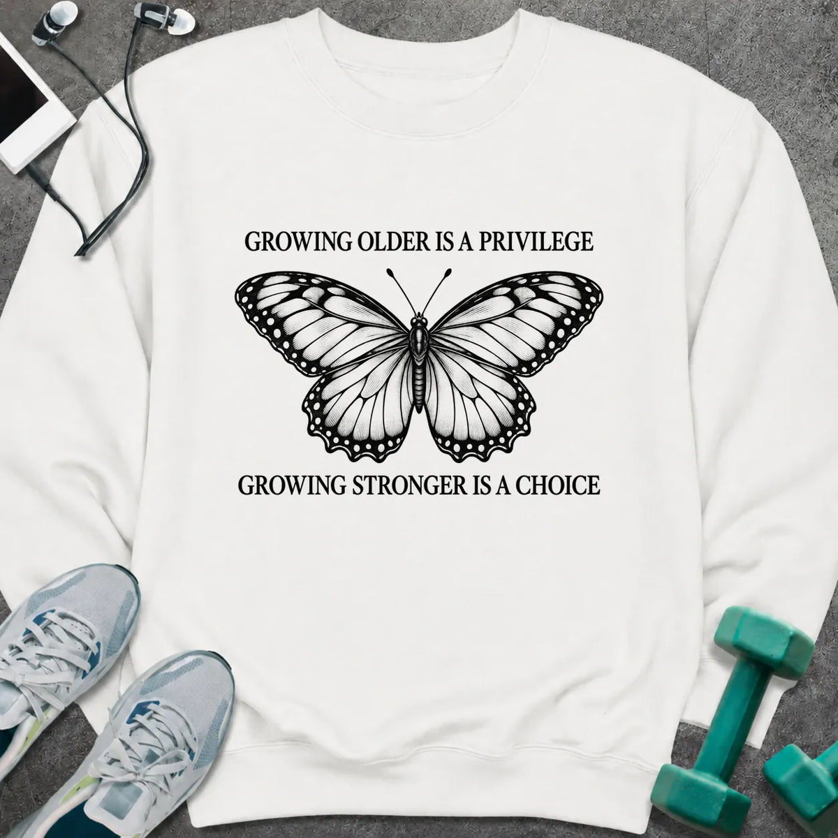 Sweatshirt White / S Growing Strong Sweatshirt