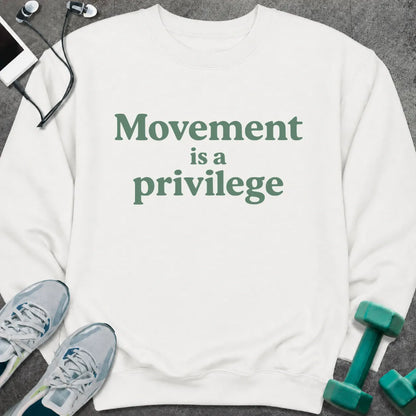 Sweatshirt White / S Movement Privilege Sweatshirt