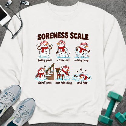 Sweatshirt White / S Soreness Scale Sweatshirt