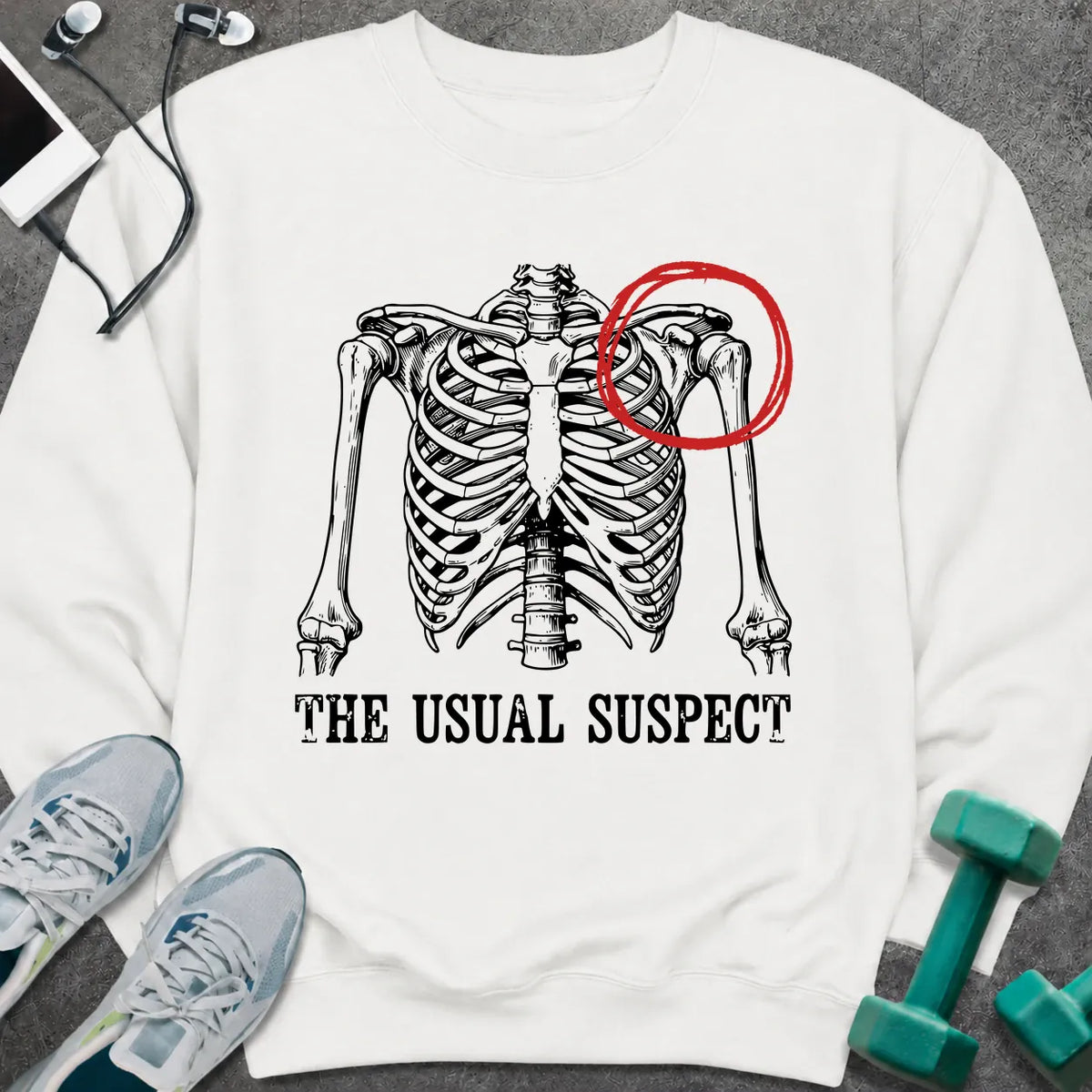 Sweatshirt White / S Usual Suspect Sweatshirt