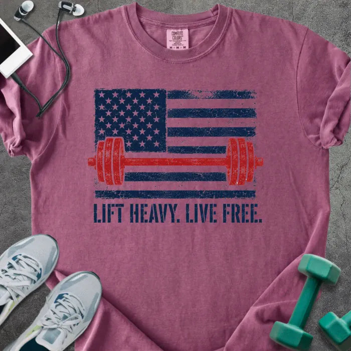T-Shirt Berry / S Lift Free Heavyweight Tee