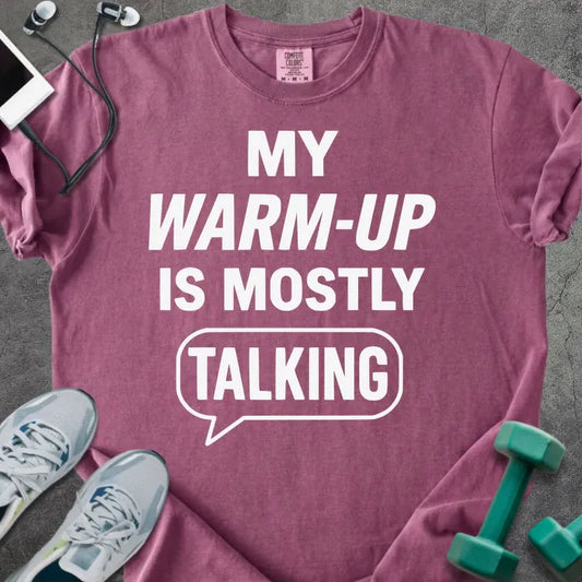 T-Shirt Berry / S Mostly Talking Heavyweight Tee