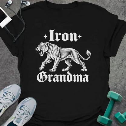T-Shirt Black / M iron-grandma T-Shirt